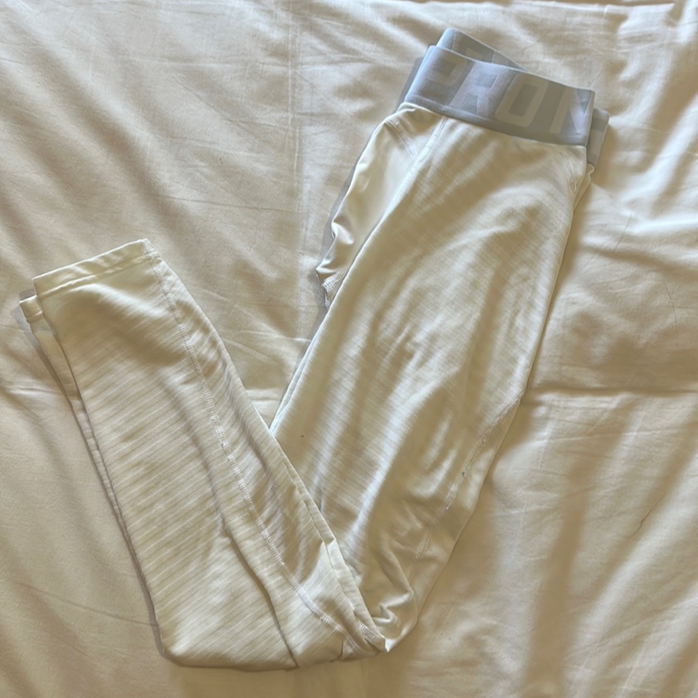 Nike pro compression pants white. Size medium.